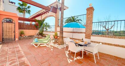 2 bed ground floor garden apartment in the beautiful village of Frigiliana