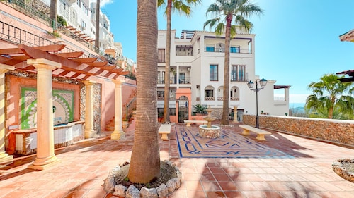 2 bed ground floor garden apartment in the beautiful village of Frigiliana