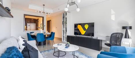 Elite-huoneisto | Oleskelualue