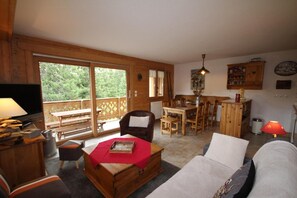 Living area - 250m from ski slopes, 1st floor, ski locker, 43m², Les Saisies (Villard-sur-Doron)