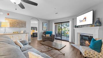 Condo, 2 Bedrooms | Living area | Smart TV