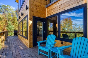 Cabin, 3 Bedrooms | Terrace/patio - Smoky Lake Retreat 3 Bedroom Cabin by RedAwning (Dandridge)
