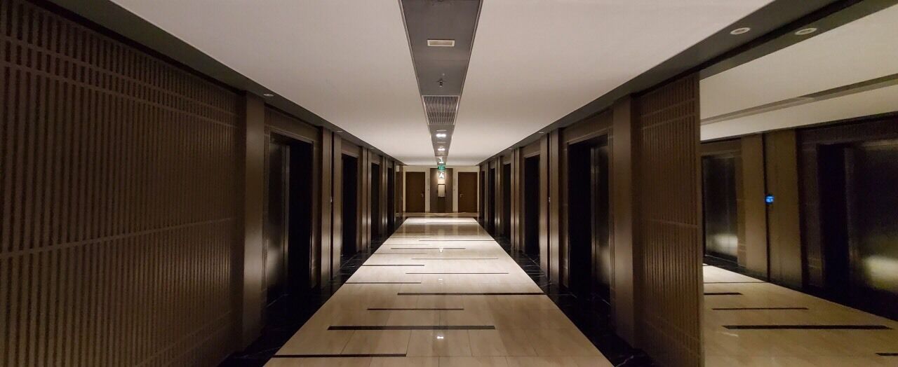 숙박 시설 입구