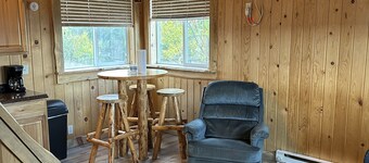 Cedar cabin. Fully equipped. Sleeps 3 comfortably.