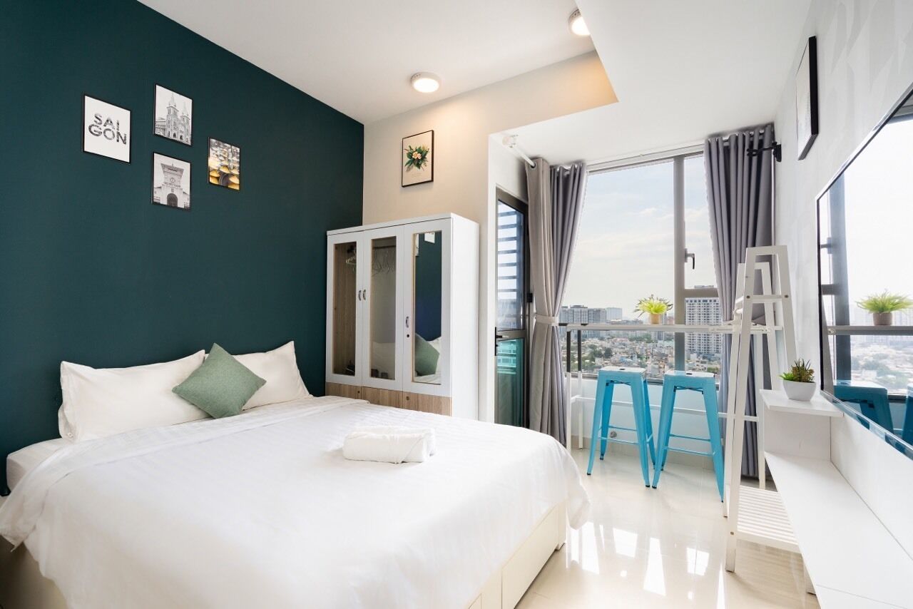 Suite estudio City, no fumadores, vistas a la ciudad | Ropa de cama de alta calidad, colchones Tempur-Pedic, cortinas opacas