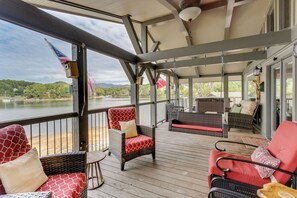 House (2 Bedrooms) | Interior - Lakefront Hayesville Retreat w/ Private Swim Dock (Hayesville)