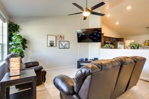 Televisión, consola de videojuegos y libros