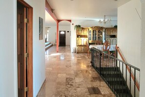 Interior - Upstairs retreat with a fireplace, two living rooms, jetted tub, games, & grill (Pagosa Springs)