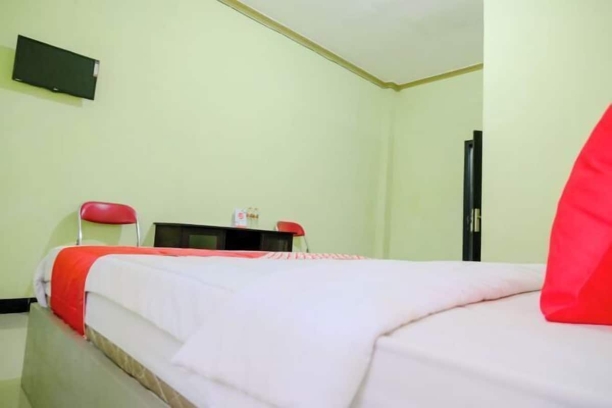 Een laptopwerkplek, gratis wifi, beddengoed