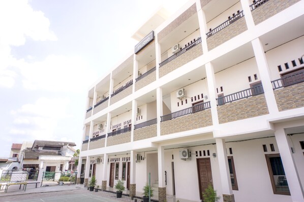 Façade de l’hébergement