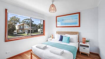 3 bedrooms, iron/ironing board, travel cot, WiFi