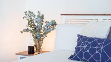 2 bedrooms, iron/ironing board, travel cot, WiFi