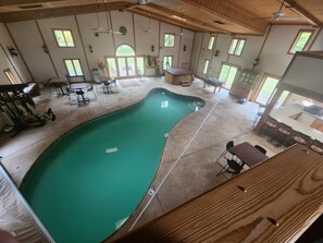 屋内プール、温水プール