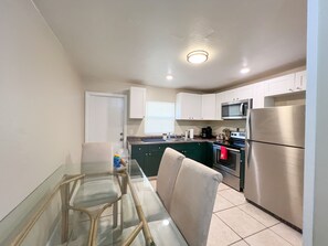 Fridge, microwave, oven, stovetop - Sunny Fort Myers Retreat: Pet-Friendly near Downtown District, No Cleaning Fee! (Fort Myers)