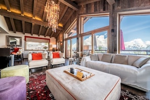 Living area - Purdey  - Lovely chalet in Combloux (Combloux)