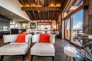 Living area - Purdey  - Lovely chalet in Combloux (Combloux)