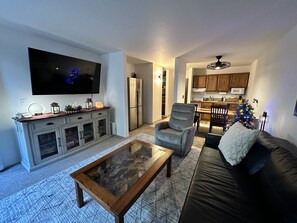 TV connectée, cheminée