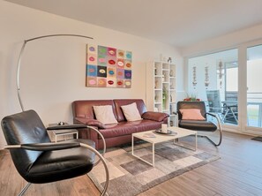 Living area - Düne 1, Ferienwohnung 12 (Cuxhaven)