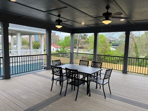 Outdoor dining - Luxury 4B/4.5b Home, EV Charger, deck by MCG #4 (Augusta)