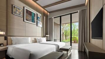 Two Bedroom Onsen Pool Villa | Premium bedding, down comforters, pillowtop beds, minibar