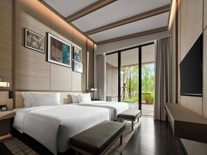 Villa, 2 habitaciones (Water Retreat, Pool) | Ropa de cama de alta calidad y edredones de plumas