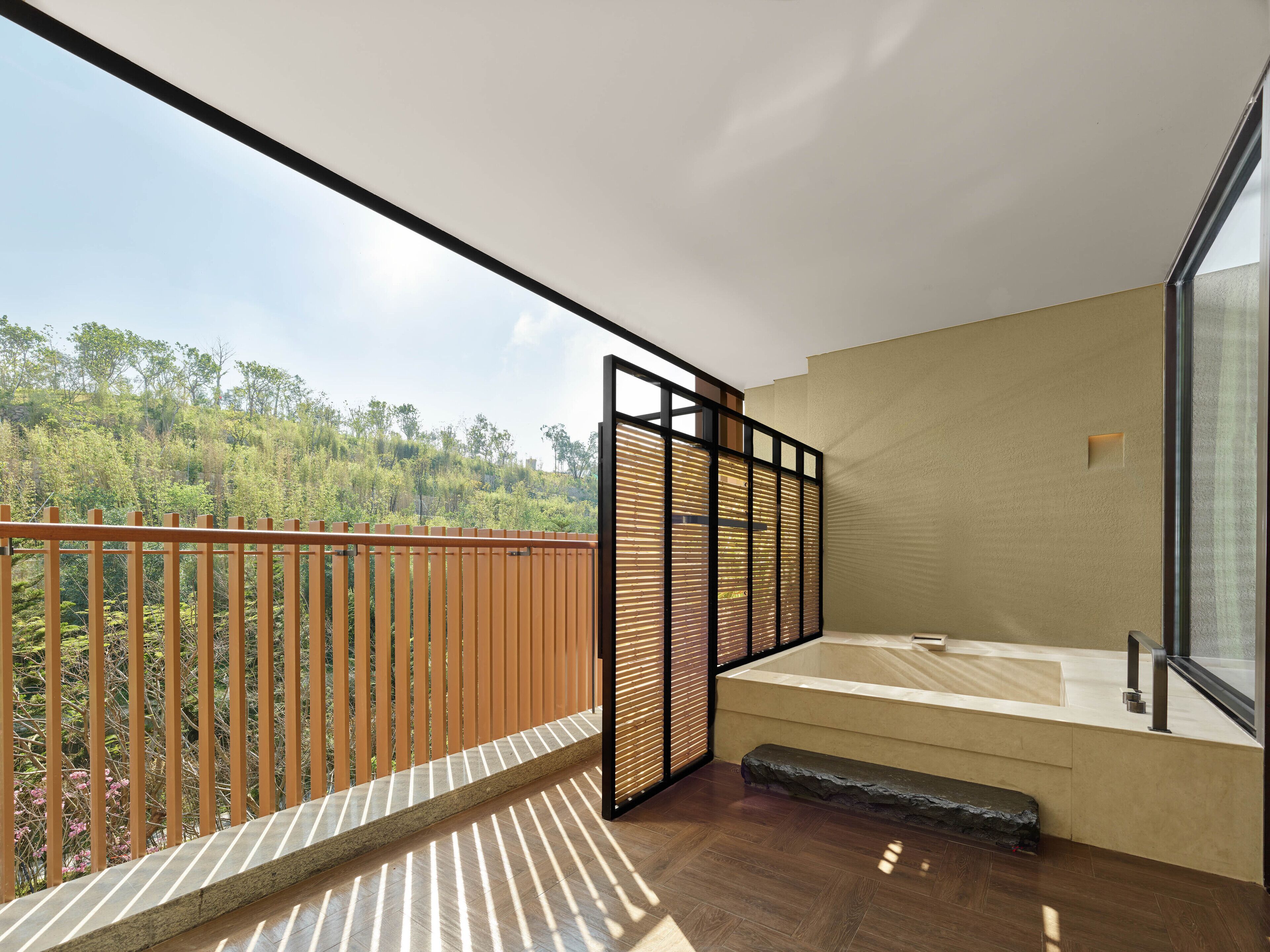 Pemandangan balkon