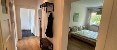 1 bedroom, travel crib, free WiFi, bed sheets
