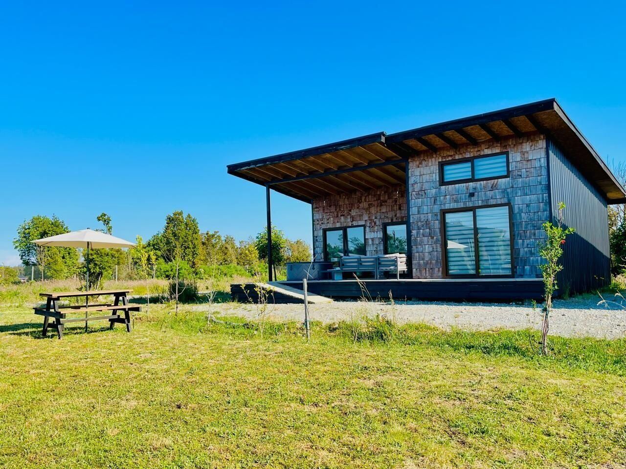 Cabaña | Restaurante al aire libre