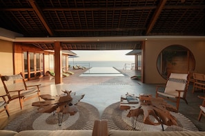 Four-bedroom Cliff Front Private Pool Villa | View from room - TUNAK Resort Lombok (Mertak)