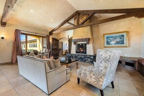 Smart TV, fireplace, DVD player, stereo - Villa Valentina: Situated on 3.5 picturesque wine country acres surrounded by vineyards (Santa Rosa)