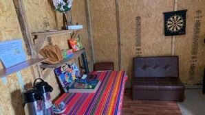 Living area - Soraypampa Hostel (Mollepata)