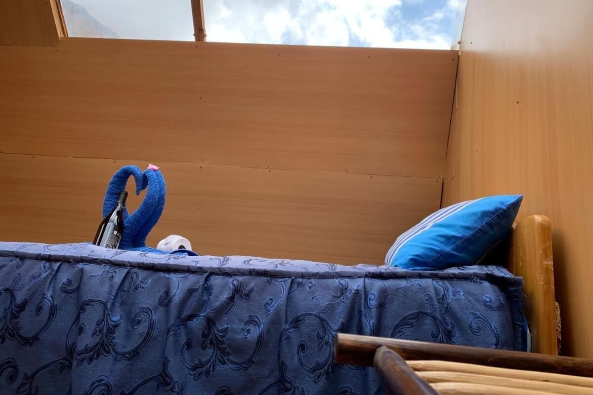 Basic Cabin, 1 Double Bed, Mountain View