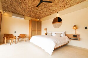 Deluxe Apartment, Bathtub, Partial Ocean View | Premium bedding, down duvets, Select Comfort beds, free minibar - Casa Borka LUXURY FULLY FURNISHED BEACH CONDOS WITH POOL (Puerto Escondido)