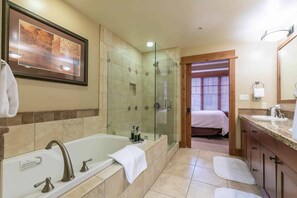 Hair dryer, towels