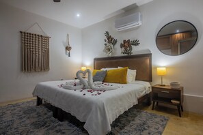 1 bedroom, iron/ironing board, travel crib, WiFi