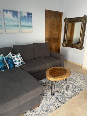 TV, stereo - Large 1 bedroom condo close to the beach (Isla Mujeres)