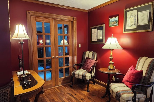 Some guests have used this quiet space as a bedroom using the queen air mattress