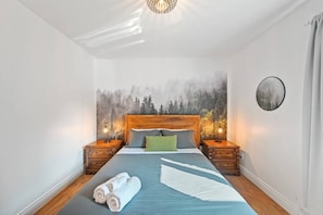 4 chambres, fer et planche à repasser, Wi-Fi, draps fournis