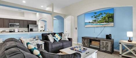 電視、壁爐、電子遊戲、 辦公室