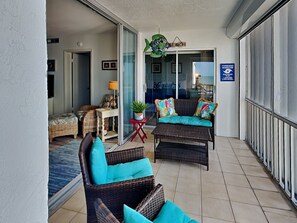 Studio, Multiple Beds, Balcony, Beach View | Interior - Island Reef 304 by Distinctive Beach Rentals (Fort Myers Beach)