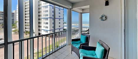 Studio, Multiple Beds, Balcony, Beach View | Property grounds