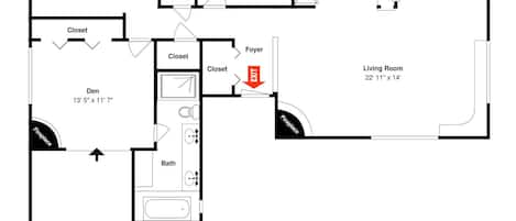 Ferienhaus (2 Bedrooms) | Ausstattung der Unterkunft