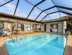 Indoor pool, outdoor pool