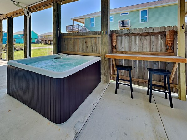 Ferienhaus, Mehrere Betten, Poolzugang, Meerblick | Unterkunftsgelände