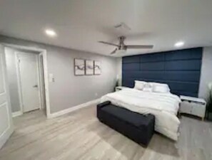 3 habitaciones, escritorio, wifi gratis y ropa de cama