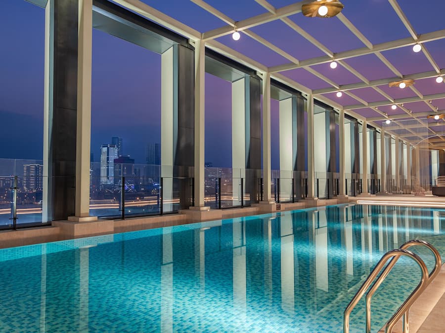 Seasonal outdoor pool