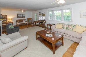 TV, caminetto, lettore DVD