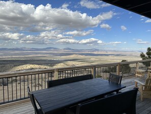 Outdoor dining - A slice of paradise nestled on 32 acres of pristine desert in Lucerne Valley.  (Lucerne Valley)