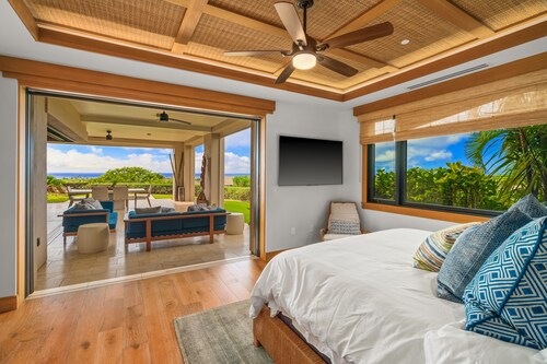 Malu Makani by Alekona Kauai: 2 BR Luxury Oceanview Kukuiula Condo w private pool, AC, large lanai