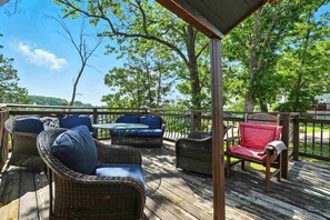 Familien-Ferienhütte, 2 Schlafzimmer, Küche, Blick auf die Anlage